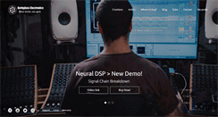 Desktop Screenshot of darkglass.com